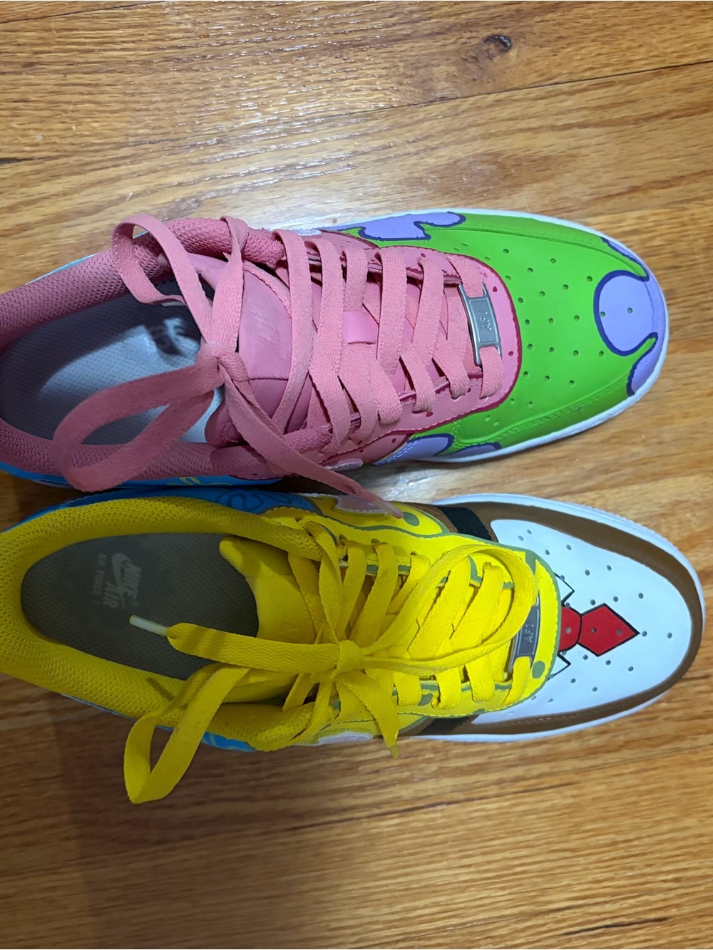 Hand Painted Sponge Bob Nike Air Sneakers
